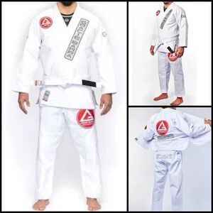 Gracie Barra Atleta Competition Equipe Edition Kimono Pant White Jiu-Jitsu Gi A0